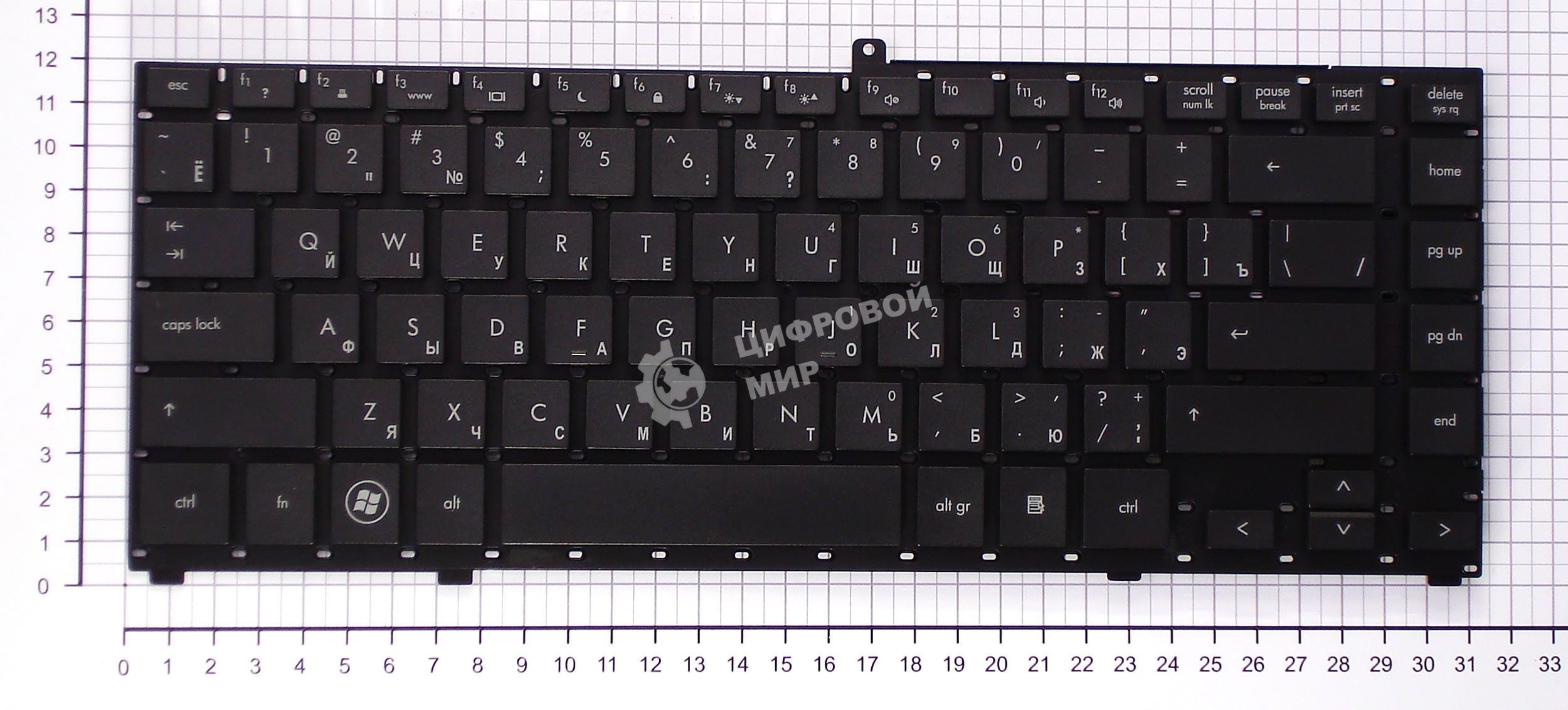 Клавиатура для ноутбука HP Probook 4410S 4411S 4413S 4415S 4416S черная