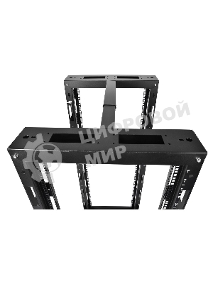 Стойка телеком. универсальная 47U двухрамная, черный (СТК-47.2-9005)