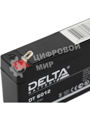 Батарея для ИБП Delta DT 6012 (6V, 1.2Ah)