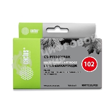 Картридж струйный Cactus CS-PFI102MBK черный матовый (130мл) для Canon iPF500/iPF600/iPF700/MFP M40/iPF765/LP17/LP24