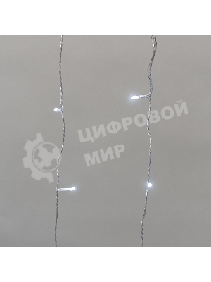 Гирлянда Neon-night Дождь светодиодный 2х3м, эффект мерцания, прозрачный провод, IP44, 230В, диоды белые, 300 LED