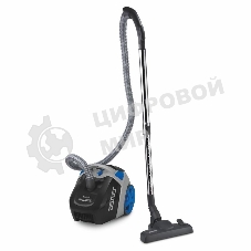 Пылесос Zelmer 81105001T черный/синий, 900 Вт, уборка сухая, пылесборник контейнер 3.5 л