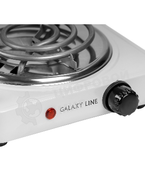 Плита настольная электрическая Galaxy Line GL 3003, белый, электрическая, 1000 Вт