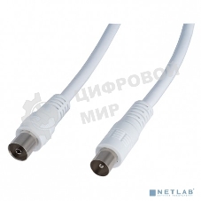 Кабель PERFEO ТВ вилка - ТВ розетка, длина 2 м. (T5002)