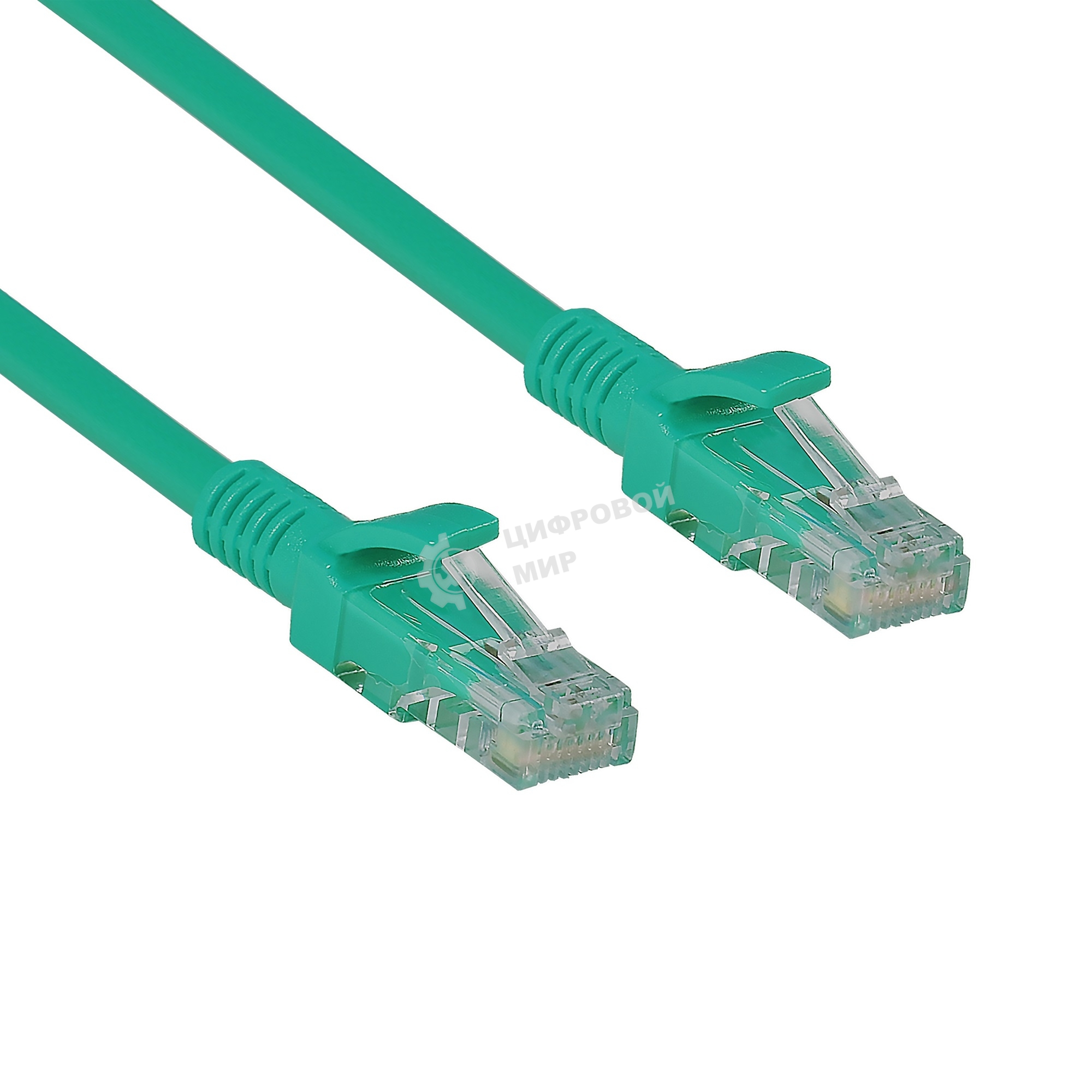 Патч-корд ExeGate UTP-RJ45-RJ45-5e-5M-GN, UTP, cat.5e, 5м, зеленый