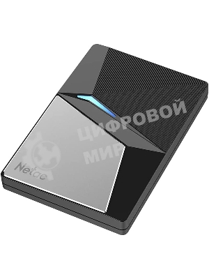 Внешний SSD Netac Z7S, 480 Gb, USB 3.2 Gen 2 Type-C, R/W 550/480, черный