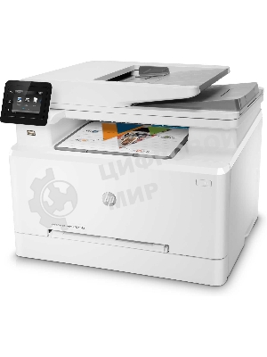 МФУ лазерное HP Color LaserJet Pro M283fdw (7KW75A), A4, цветной, печ. до 21 стр/мин., скан. до 26 стр/мин. (ч/б) 22 стр/мин. (цвет), 600 x 600 dpi (печать) 300x300dpi (скан), USB, RJ-45, Wi-Fi, Air Print, Mopria