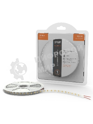 Лента светодиодная Basic Gauss 12V 10W/m 700lm/m 3000K IP65 LED 3m 1/100