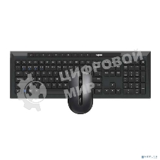  Клавиатура + Мышь, Rapoo, 8210M, Беспроводная 2.4G, Bluetooth 5.0, USB, Мембранная, 1600 dp