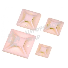 База монтажная самоклеющаяся Lanmaster TWT-CV-ATM30 (уп. 100 шт) белый