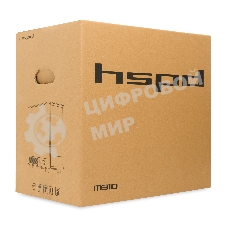 Компьютерный корпус HSPD M310, Mesh Mini-tower, белый, TG, 0.4 SPCC, 3x120мм ARGb mATX, mITX 180/280/160мм 1x2.5