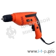 Дрель электрическая PATRIOT FD500 120301420 Эл. дрель, без удара, мощность 500Вт, макс.диаметр сверла 10мм, быстрозажим. патрон