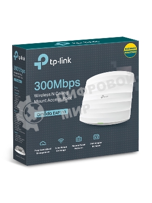 Беспроводная потолочная точка доступа серии N TP-Link SMB EAP110 скорость до 300 Мбит/с