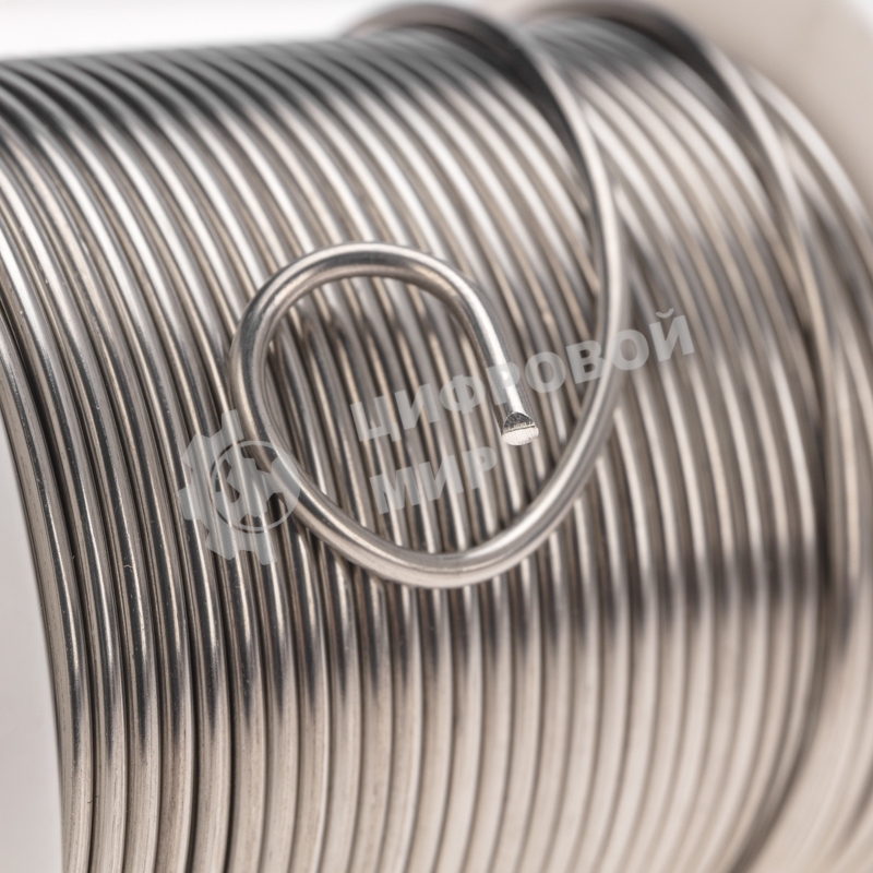 Припой Rexant ПОСу 95-5, 500г, Ø2мм, (олово 95%, сурьма 5%), бессвинцовый, ГОСТ 21931-76, катушка