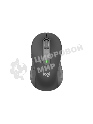 Мышь беспроводная Logitech Signature M650 L черный, 4000 dpi, радиоканал, Bluetooth, USB, кнопки - 5