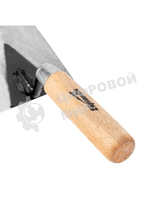 Кельма отделочника стальная Sparta 160 мм, деревянная ручка