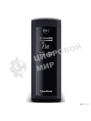 Источник бесперебойного питания UPS CyberPower VP1200EILCD Line-Interactive 1200VA/720W USB/RS-232/RJ11/45 (4 + 4 IEC С13)