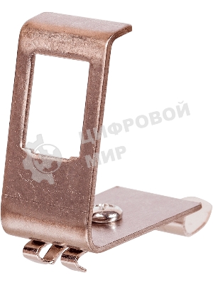 Рамка на DIN-рейку для установки модуля типа Keystone, металлическая Lanmaster