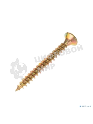 Саморез универсальный Kranz 3.5х35, желтый цинк, пакет (50 шт./уп.)