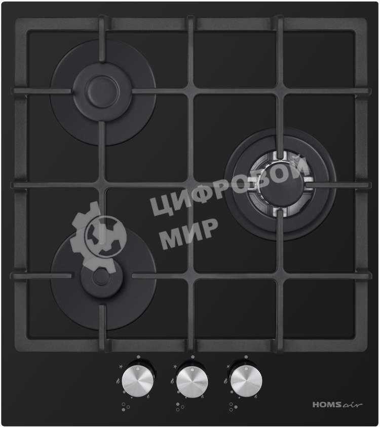 Газовая варочная панель HOMSair HGG433TGCBK