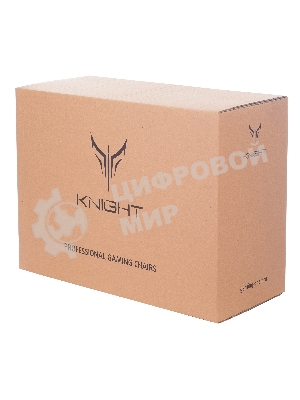 Кресло Knight OUTRIDER черный/красный, экокожа, 120 кг, механизм качания