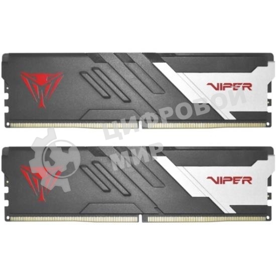 Оперативная память Patriot Viper Venom, DDR5, 32GB (2x16GB), 7200MHz, CL34, DIMM, с радиатором, черный