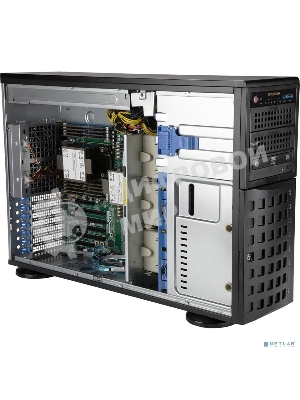 Серверная платформа Supermicro SYS-740P-TR 4U noCPU(2)3rd GenScalable/TDP 270W/no DIMM(18)/SATARAID HDD(8)LFF/2x1GbE/2x1200W