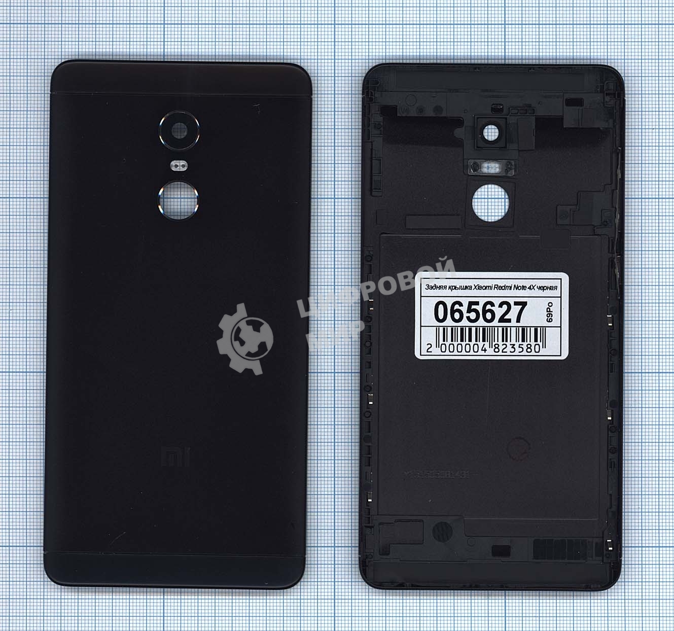 Задняя крышка для Xiaomi Redmi Note 4X черный
