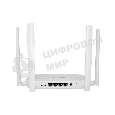 Беспроводной двухдиапазонный маршрутизатор AC1200, 1x1000Base-T WAN, 3x1000Base-T LAN, 4 внешние антенны 5 dBi