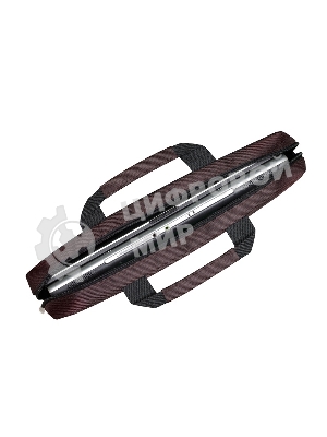 Сумка для ноутбука ExeGate EX212308RUS Start S15 Charcoal, темно-коричневая, полиэстер, для ноутбуков до 15.6