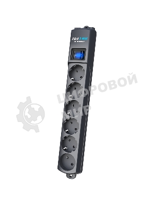 Сетевой фильтр Pilot S Max (5 euros + 1GP), 15A/3.5kVA, automatic, 7 m, graphite