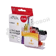 Картридж струйный Sakura LC3617Y для Brother, желтый, 10 мл., 550 к.