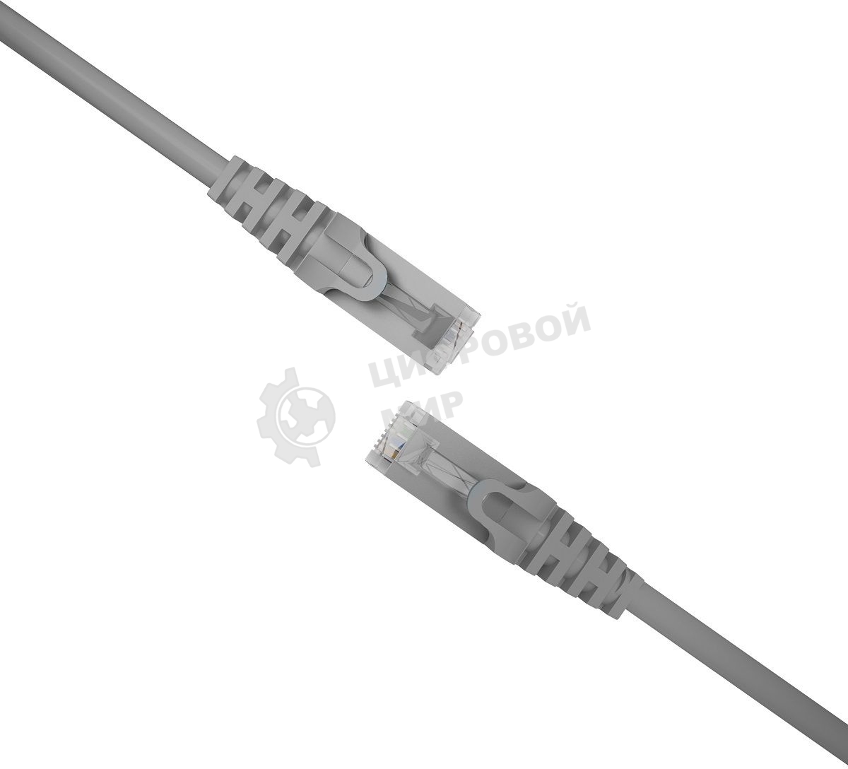 Патч-корд NTSS NTSS-PC-FTP-RJ45-5e-1.5-LSZH-GY NTSS-PC-FTP-RJ45-5E-1.5-LSZH FTP RJ-45 вил.-вилка RJ-45 кат.5E 1.5м серый LSZH (уп.:1шт) 26AWG