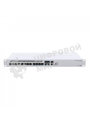 Маршрутизатор MikroTik CRS312-4C+8XG-RM Cloud Router Switch 8х 1G/2.5G/5G/10G RJ45, 4х 10G RJ45/SFP+ with RouterOS L5, 1U rackmount enclosure
