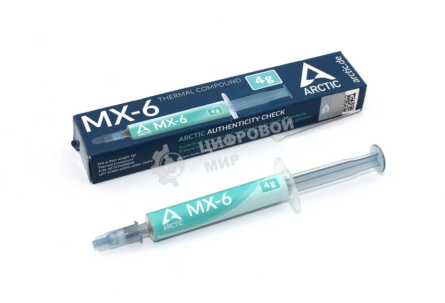 Термопаста Arctic Cooling MX-6 Thermal Compound 4г.