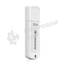 Флешка USB Transcend JetFlash 370 (TS32GJF370), 32Gb, USB 2.0, R/W 12/5, белый