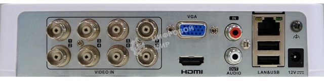 Видеорегистратор DS-H208QA 8-канальный гибридный HD-TVI регистратор c технологией AoC