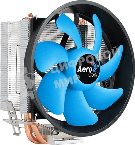 Кулер для процессора AeroCool/Formula Verkho 3 Plus серебристый, 120 мм, алюминий/медь, 2000 об/мин, 26.7 дБ, 4 pin, 125 Вт, 134 мм