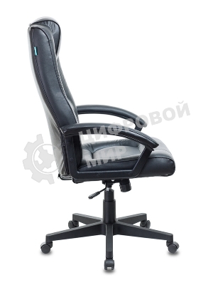 Кресло руководителя Бюрократ T-9906N/BLACK черный, кожа