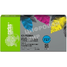 Картридж струйный Cactus CS-F9J80A 727 серый (300 мл) для HP Designjet T920/T930/T1500/T1530/T2500/T2530