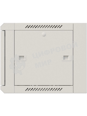 Шкаф коммутационный NTSS Премиум (NTSS-W6U6060FD) настенный 6U 570x600 мм пер. дв. металл 60 кг серый 500 мм 18.8 кг 220 град. 370 мм IP20 сталь