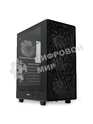 Компьютерный корпус HSPD M510, Mesh Mid Tower, черный, TG, 0.5 SPCC, 4x120мм ARGB ATX, mATX, mITX 180/280/160мм 1x2.5