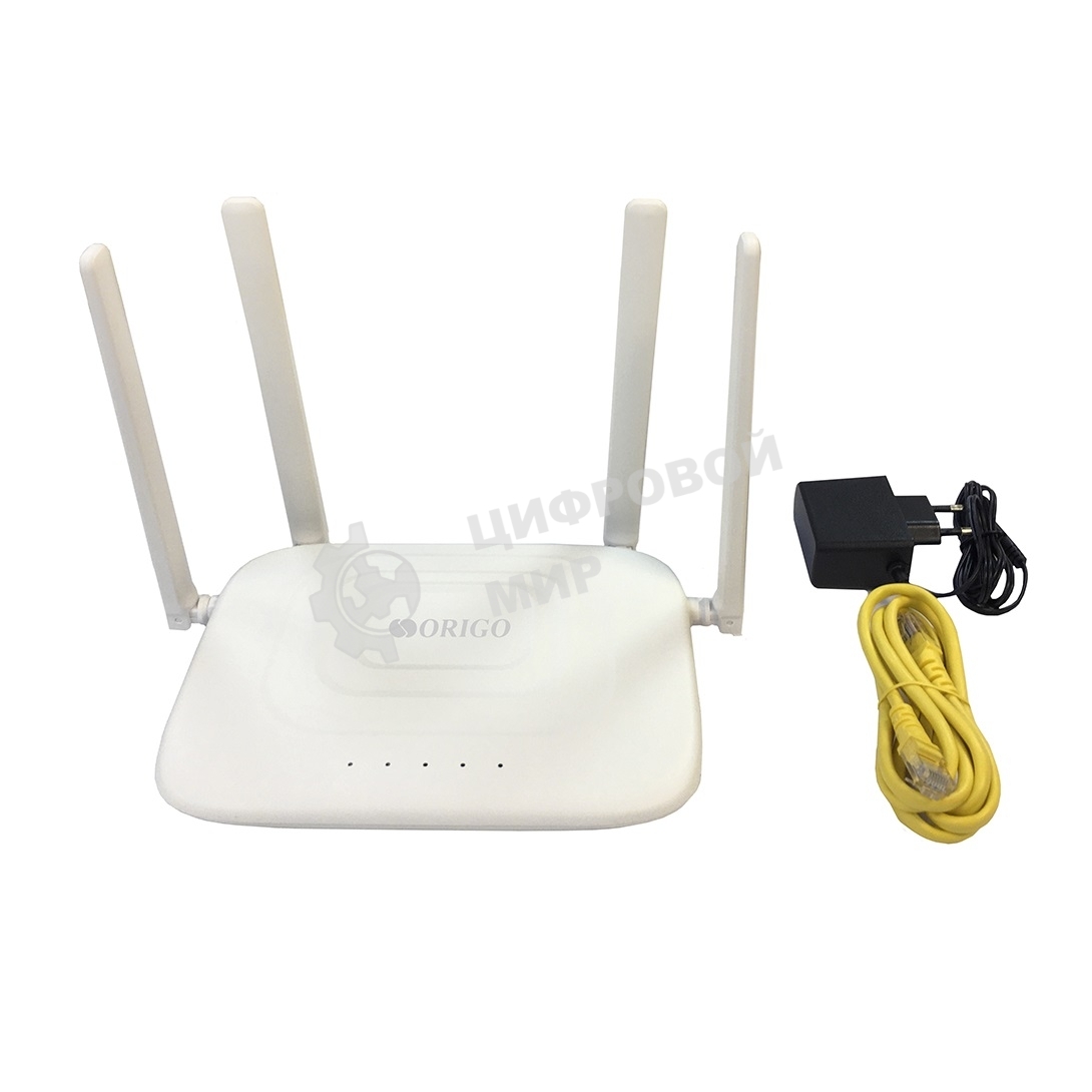 Беспроводной двухдиапазонный маршрутизатор AC1200, 1x1000Base-T WAN, 3x1000Base-T LAN, 4 внешние антенны 5 dBi