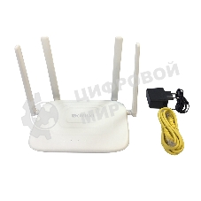 Беспроводной двухдиапазонный маршрутизатор AC1200, 1x1000Base-T WAN, 3x1000Base-T LAN, 4 внешние антенны 5 dBi