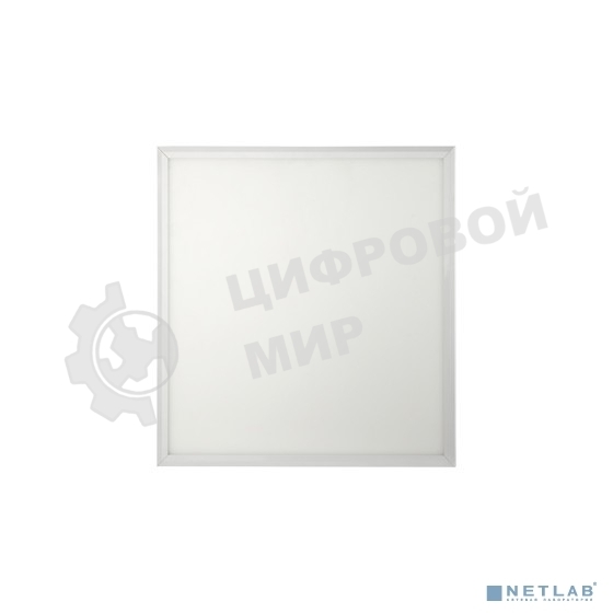 Светильник ЭРА SPL-510-W-65K-040 IP40 595х595х8 40Вт 3420лм 6500К без драйвера панель бел.