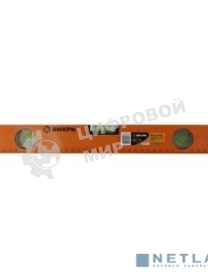 Уровень алюминиевый ВИХРЬ 400мм фрезерованный 3 глазка