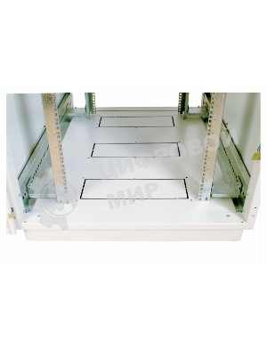 Шкаф коммутационный ЦМО ШТК-М-42.8.8-1ААА 42U 800x820мм пер.дв.стекл задн.дв.стал.лист 2 бок.пан. направл.под закл.гайки 500кг серый