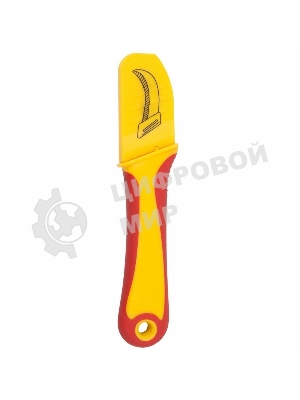 Нож монтажника Rexant нержавеющая сталь, изогнутое лезвие