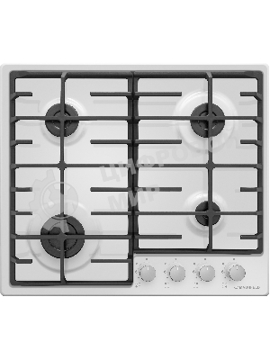 Газовая варочная панель Maunfeld EGHE.64.6CW/G, 4 конфорки, эмалированная сталь, белый