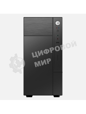 Компьютерный корпус с блоком питания 450Вт./Case Forza mATX case, black, w/PSU 450W 12cm, w/2xUSB 2.0, w/pwr cord, w/o FAN